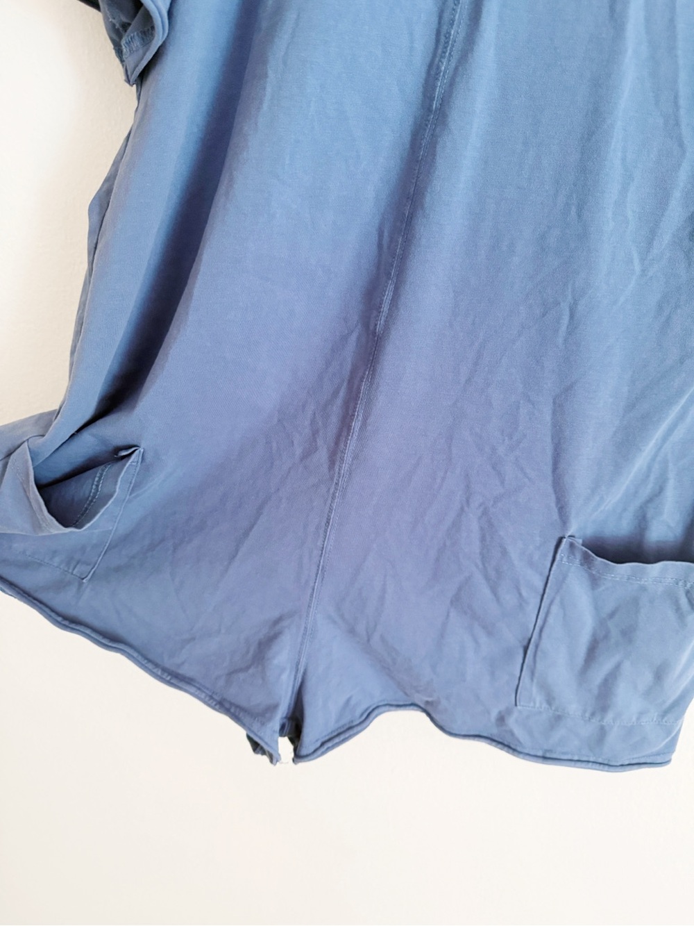 Women's Light Blue Short-Sleeve “Hotshot”  romper XS - Picture 4 of 6